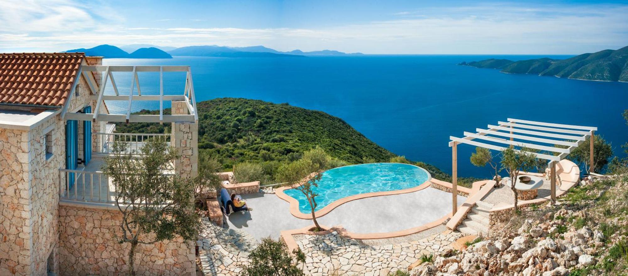 Heliopetra Luxury Villa Lefkas Vasilikí Exteriör bild