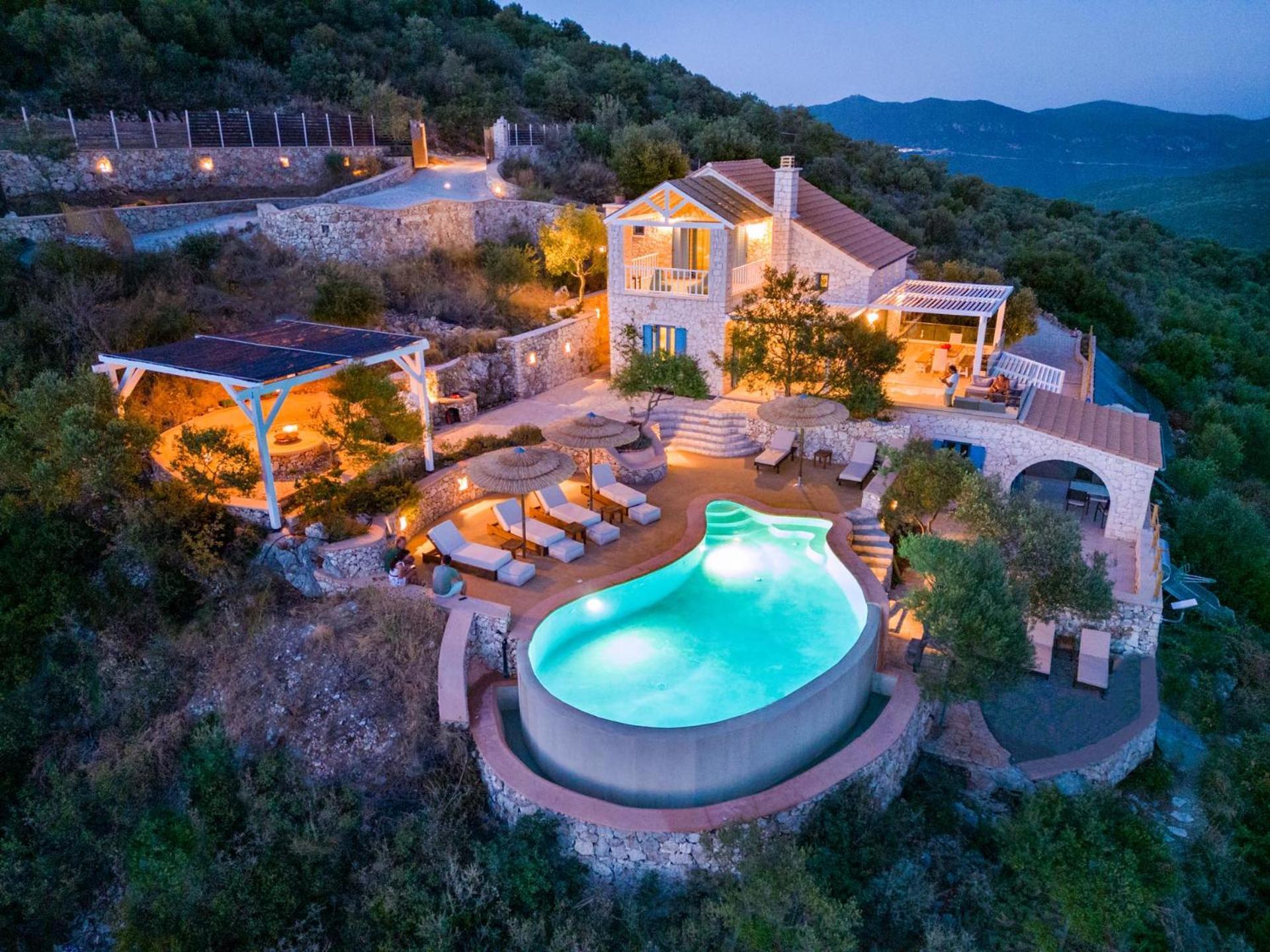 Heliopetra Luxury Villa Lefkas Vasilikí Exteriör bild