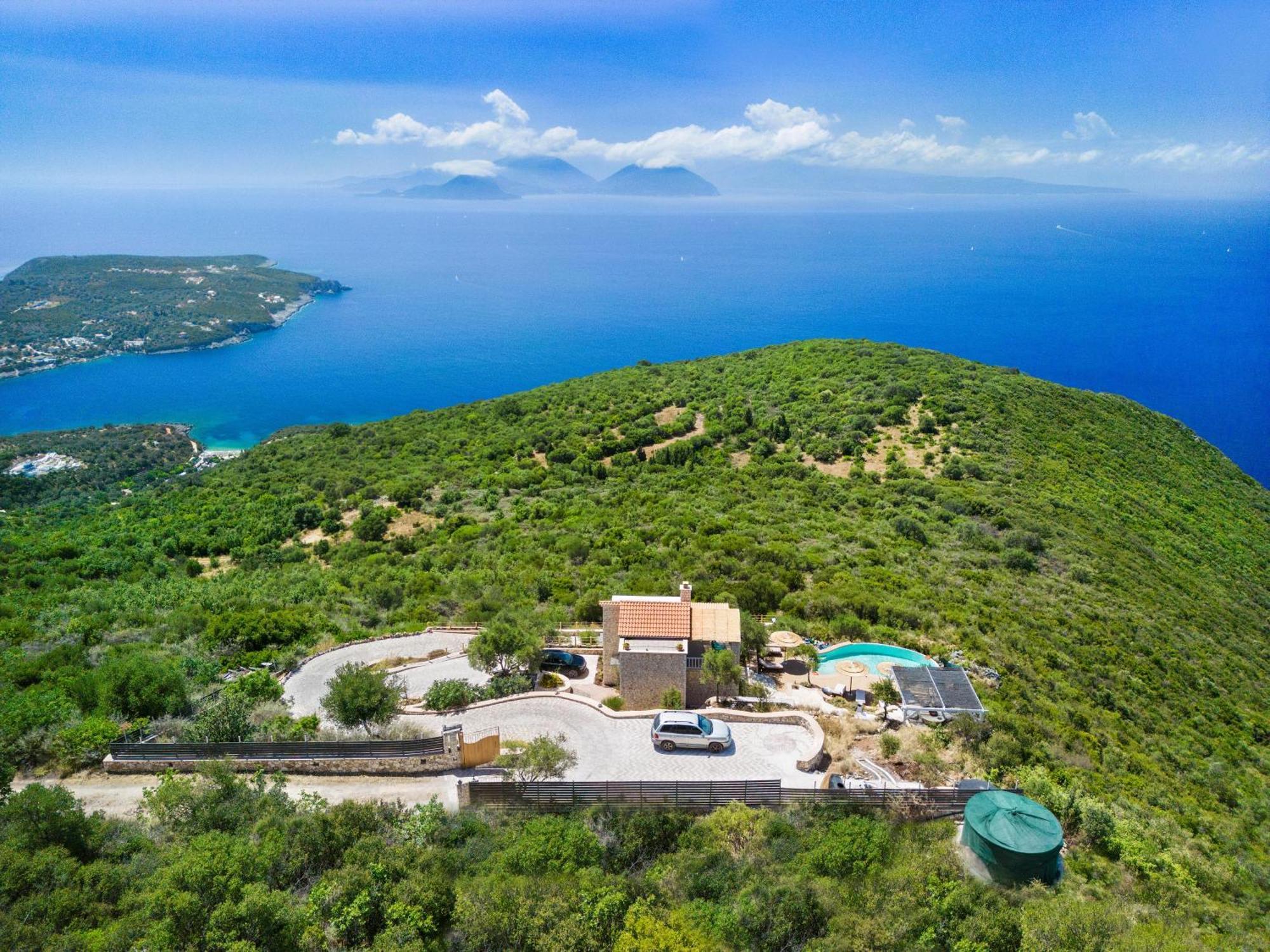 Heliopetra Luxury Villa Lefkas Vasilikí Exteriör bild