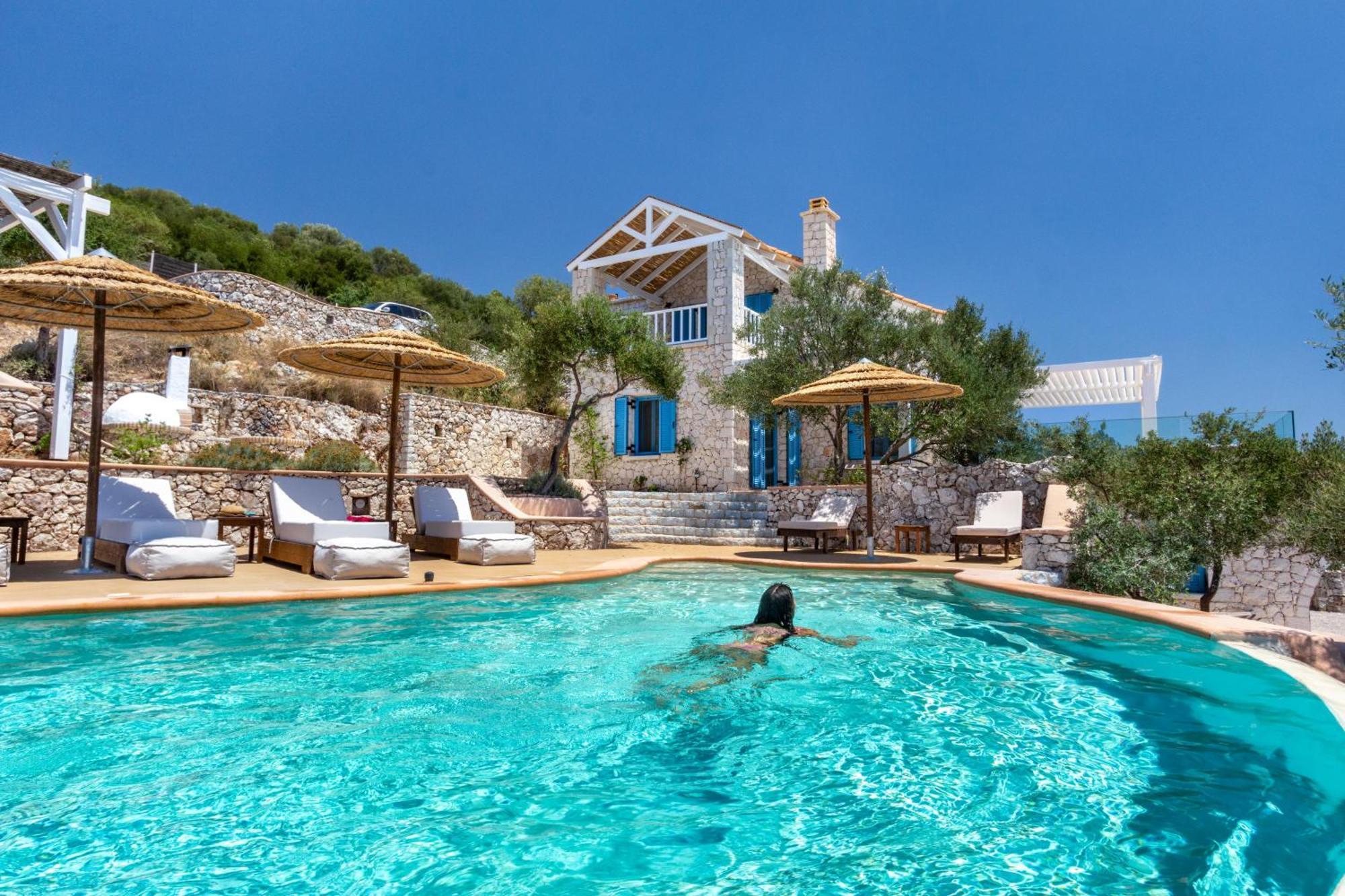 Heliopetra Luxury Villa Lefkas Vasilikí Exteriör bild