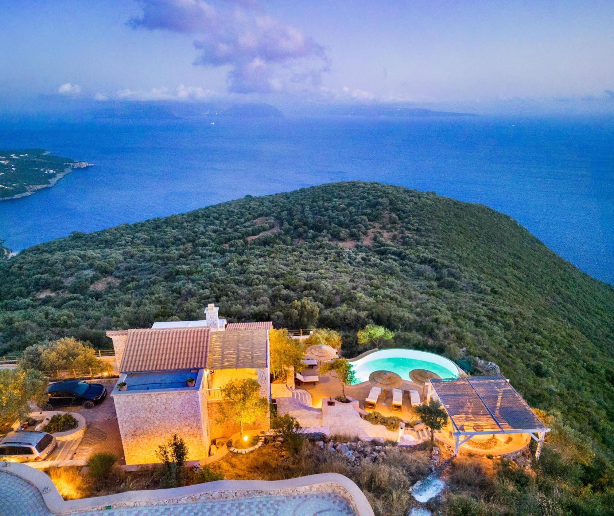 Heliopetra Luxury Villa Lefkas Vasilikí Exteriör bild