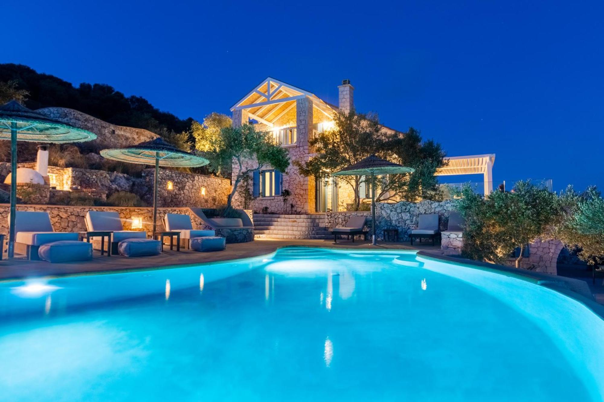 Heliopetra Luxury Villa Lefkas Vasilikí Exteriör bild