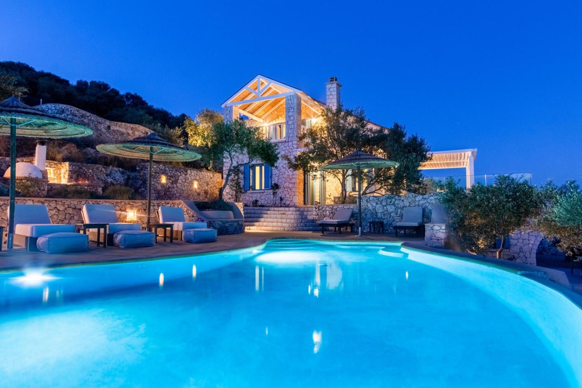 Heliopetra Luxury Villa Lefkas Vasilikí Exteriör bild